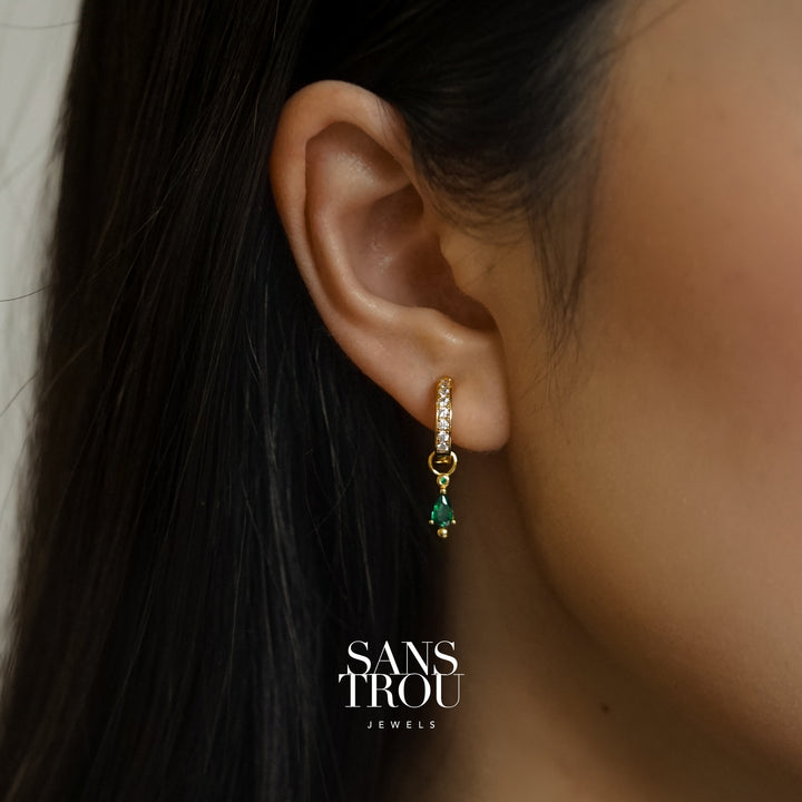 Mila Hoop Charm - Single