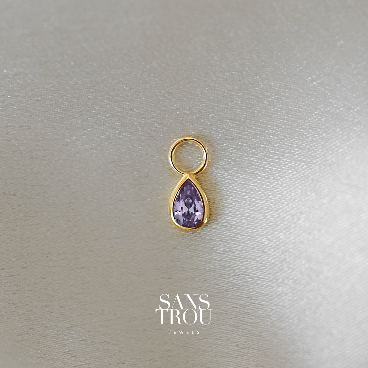 Myah Hoop Charm - Single