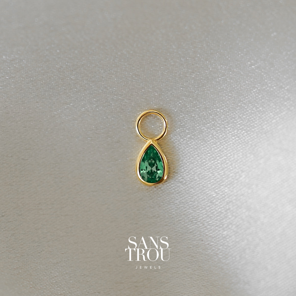 Myah Hoop Charm - Single