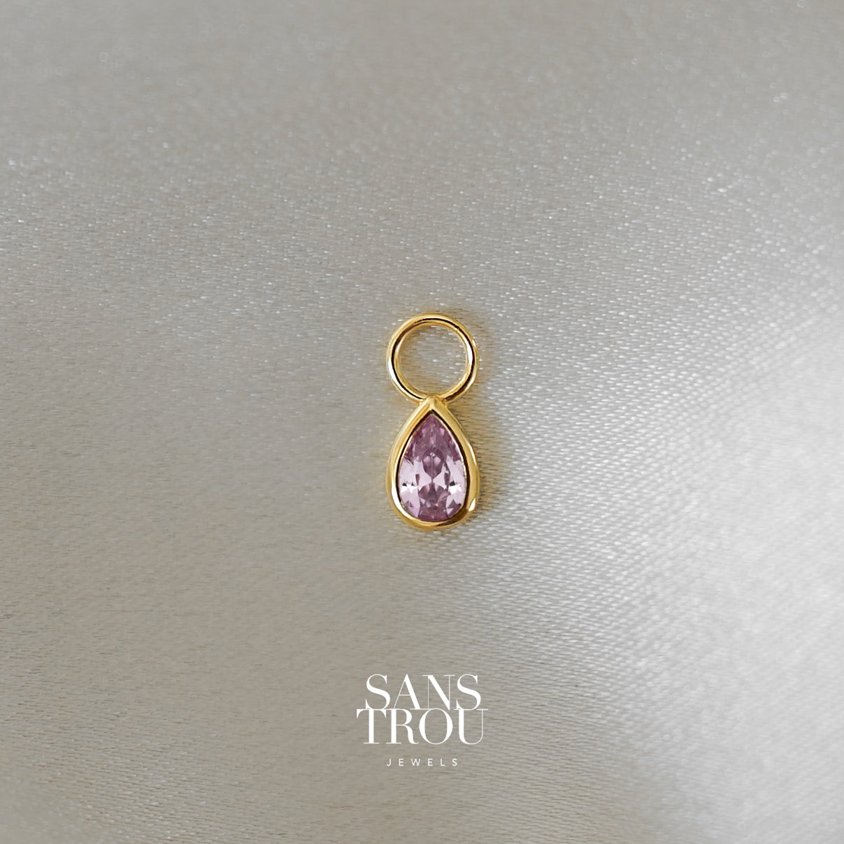 Myah Hoop Charm - Single