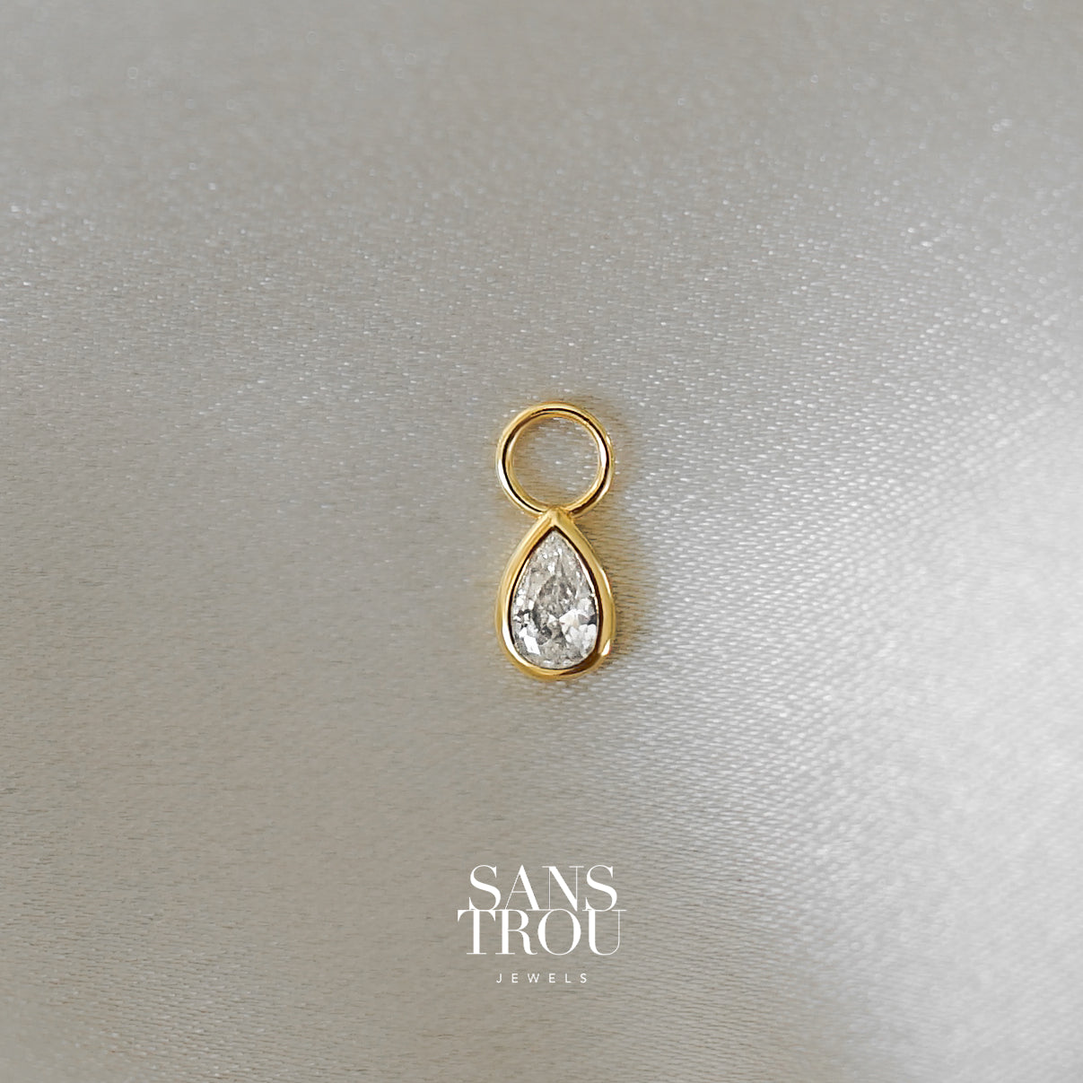 Myah Hoop Charm - Single