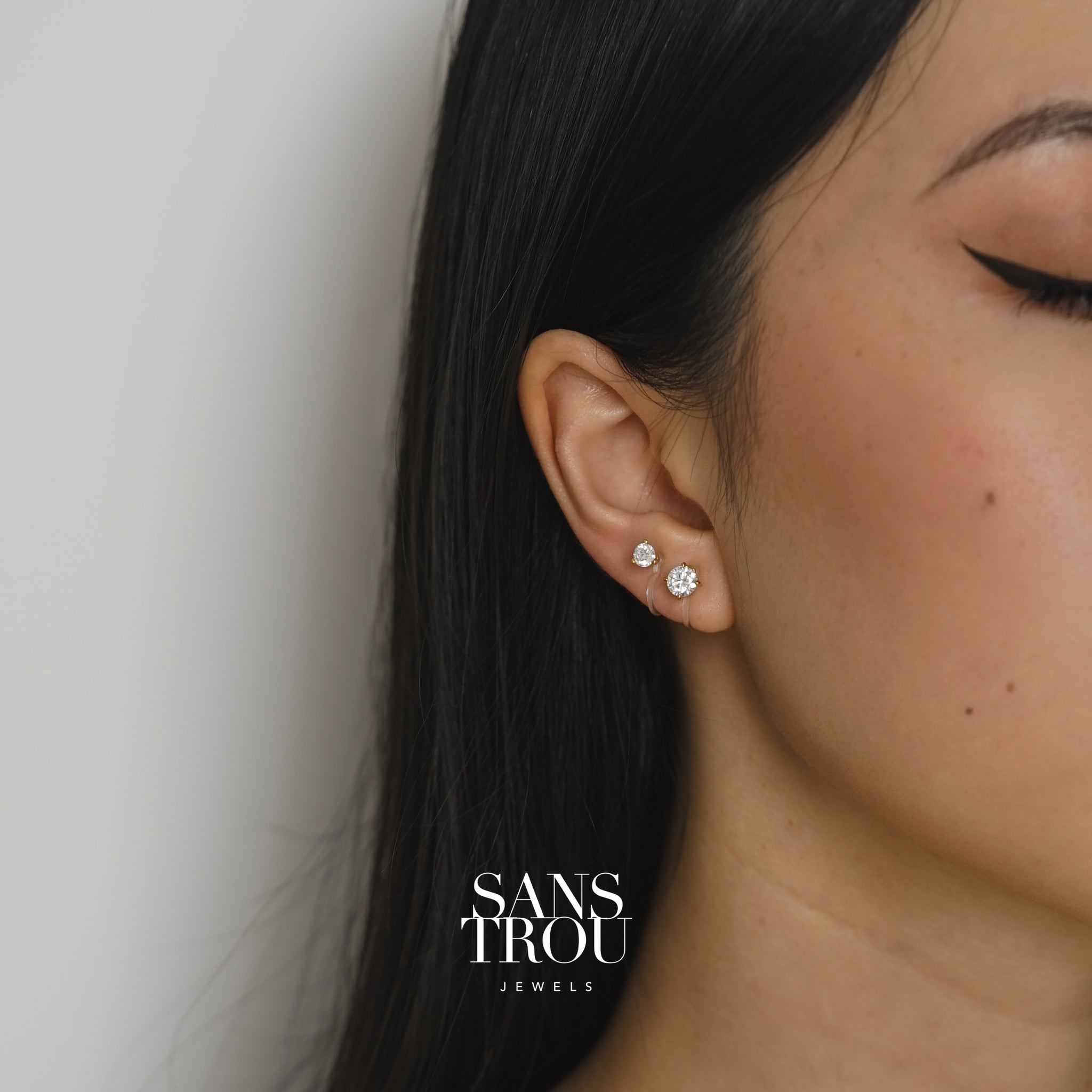 Nala Clip-On Stud Earrings