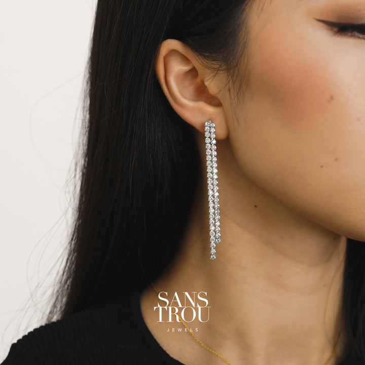 Ora Clip-On Earrings - Silver