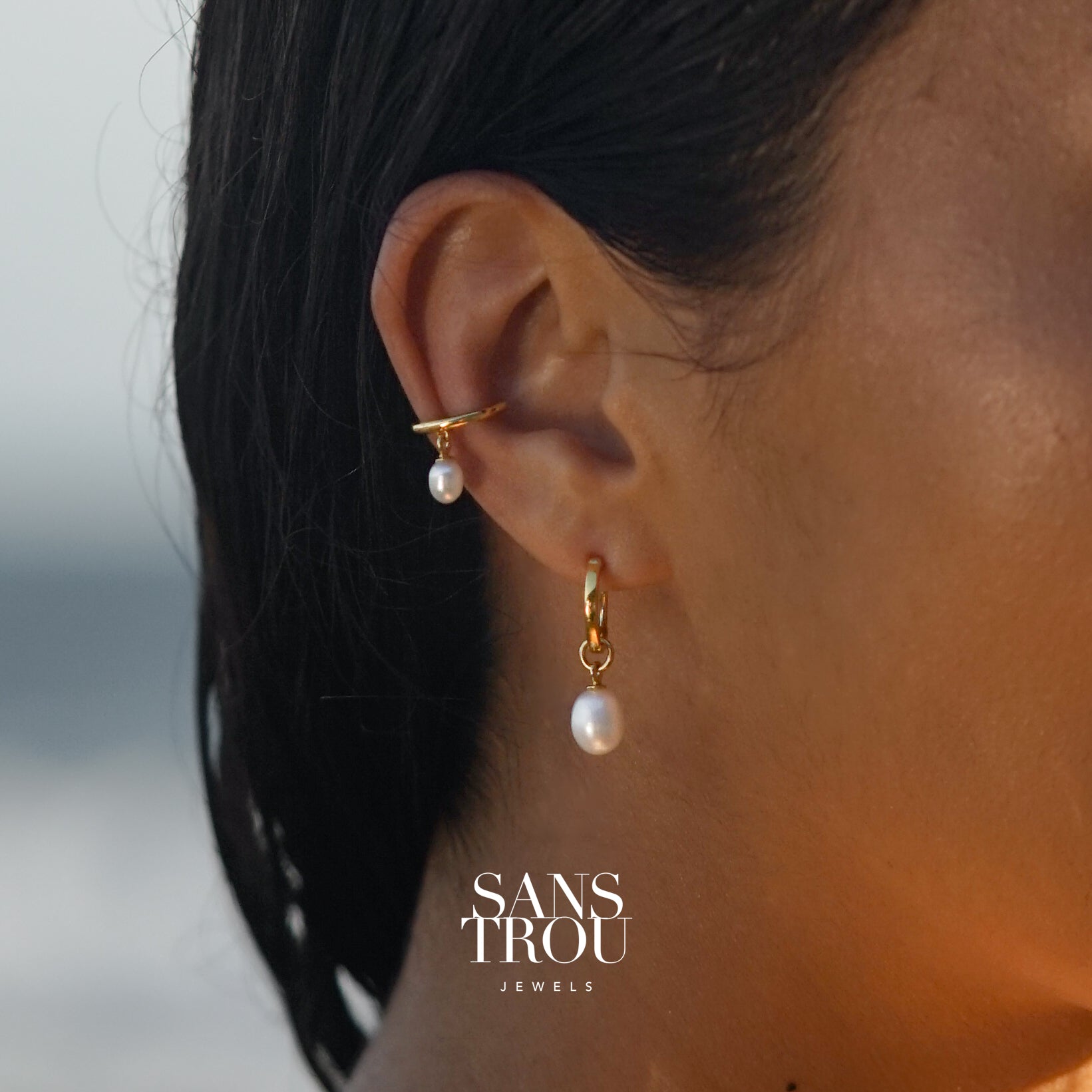 Bailee Pearl Ear Cuff