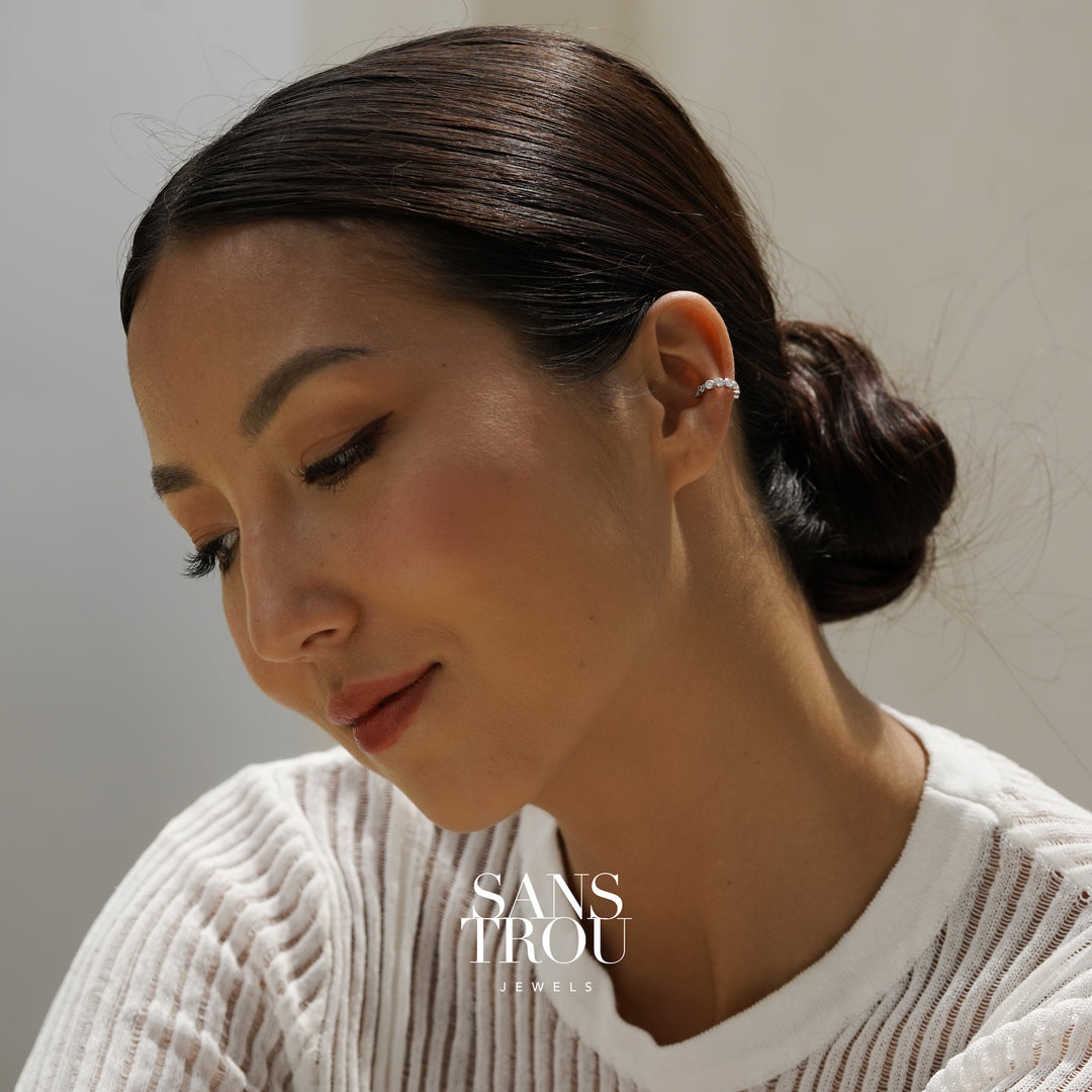 Peggy Ear Cuff - Silver