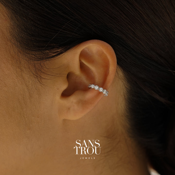 Peggy Ear Cuff - Silver