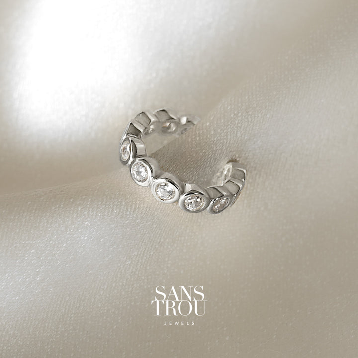 Peggy Ear Cuff - Silver