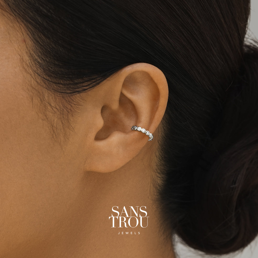 Peggy Petite Ear Cuff - Silver