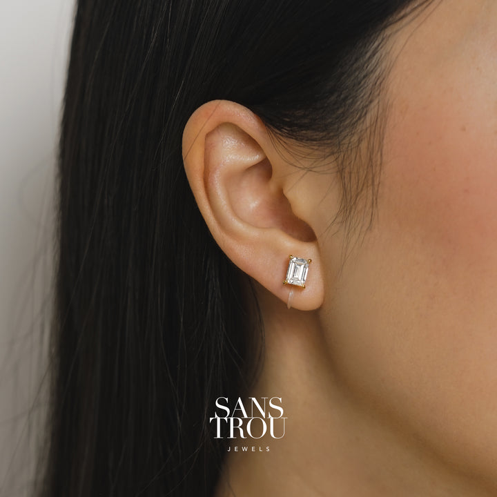 Qiana Clip-On Stud Earrings