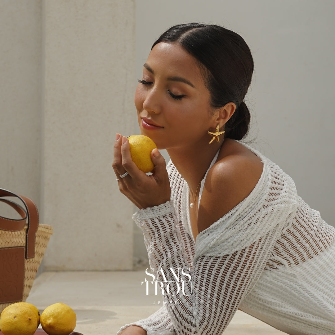 Salome Starfish Clip-On Earrings