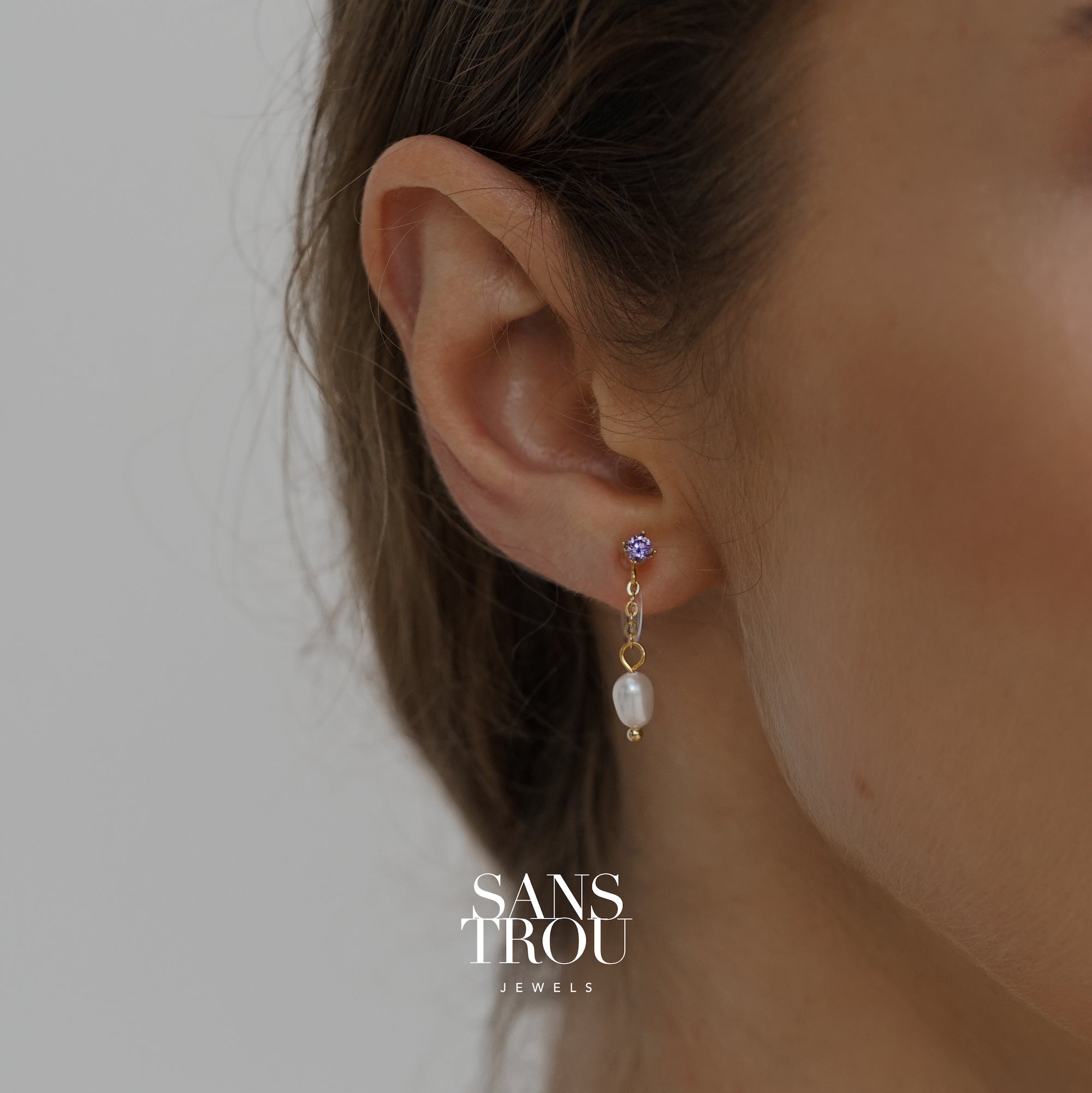 Tatiana Pearl Clip-On Earrings