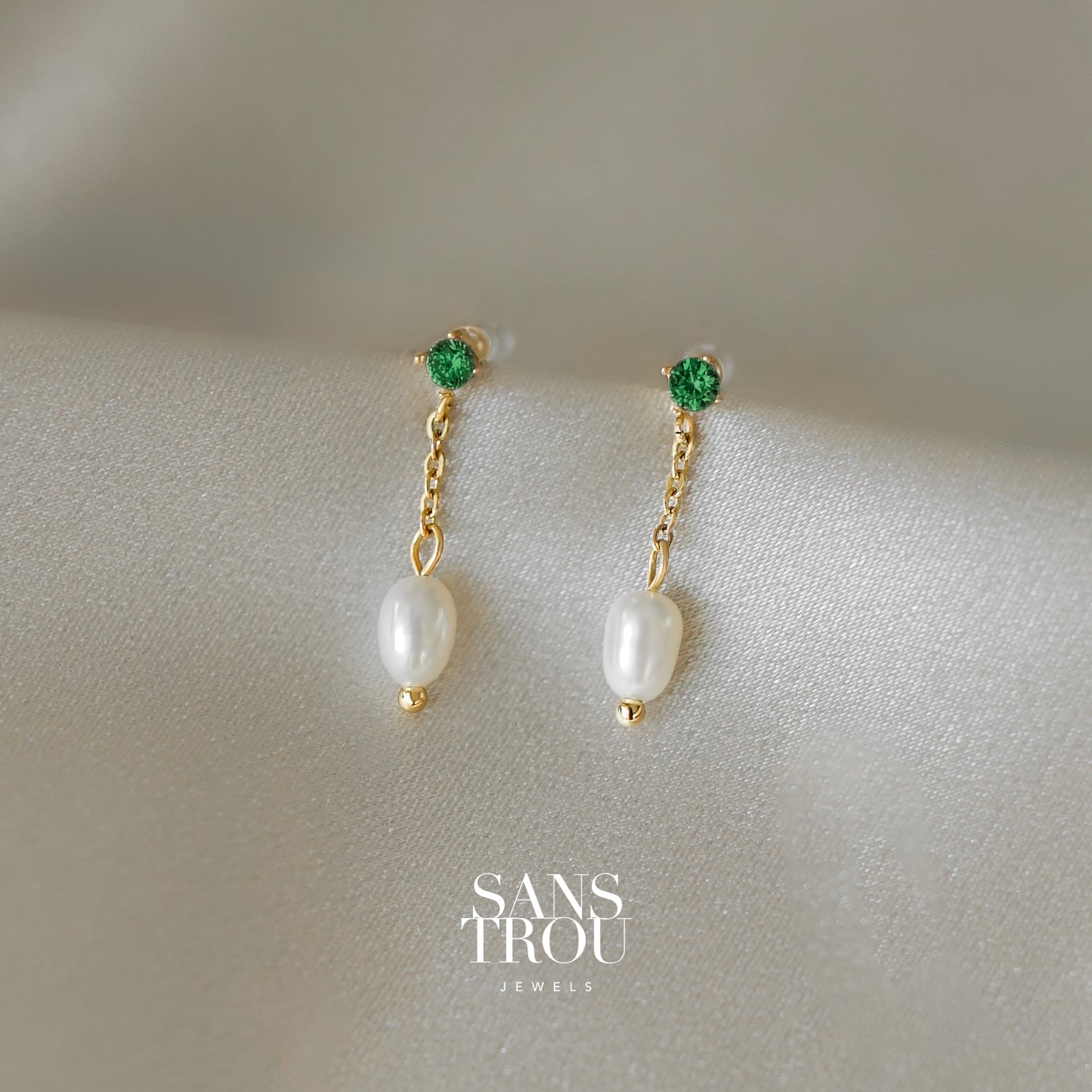 Tatiana Pearl Clip-On Earrings