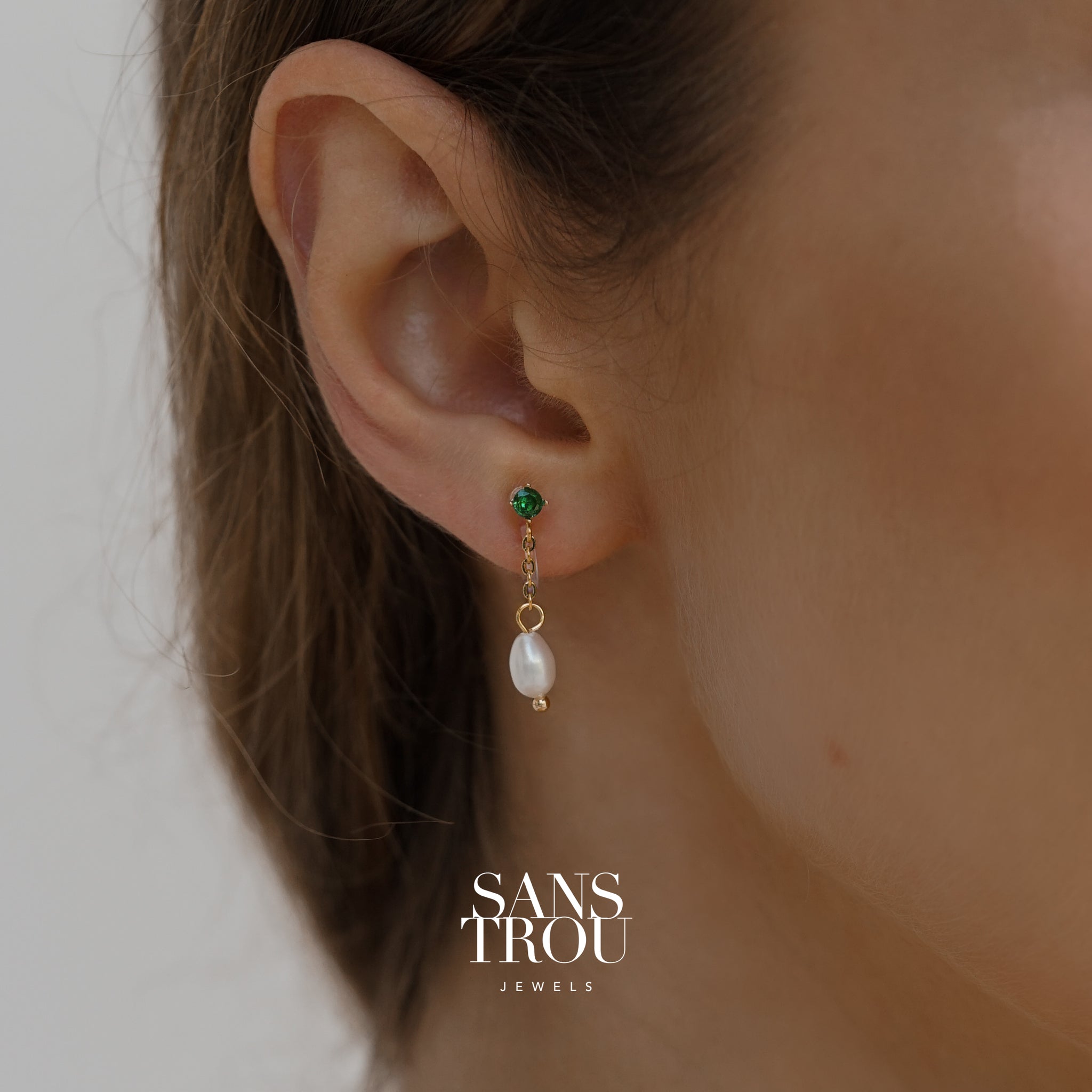 Tatiana Pearl Clip-On Earrings