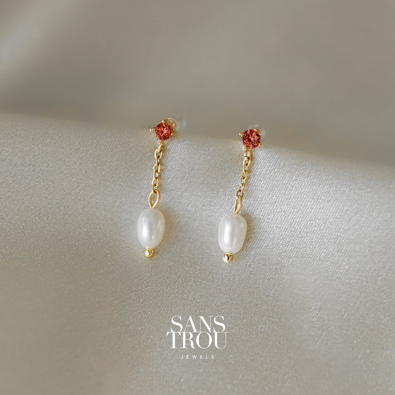 Tatiana Pearl Clip-On Earrings