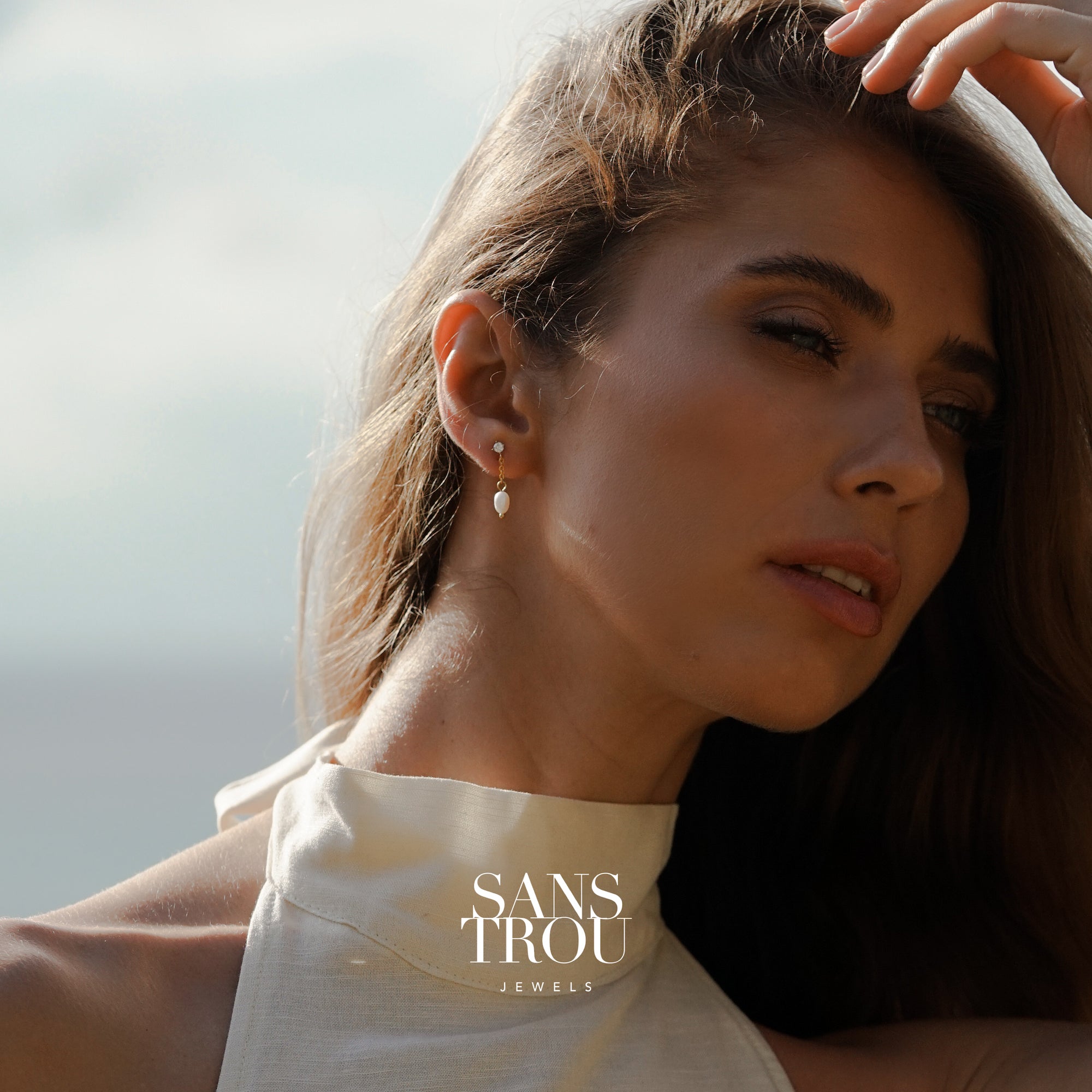 Tatiana Pearl Clip-On Earrings