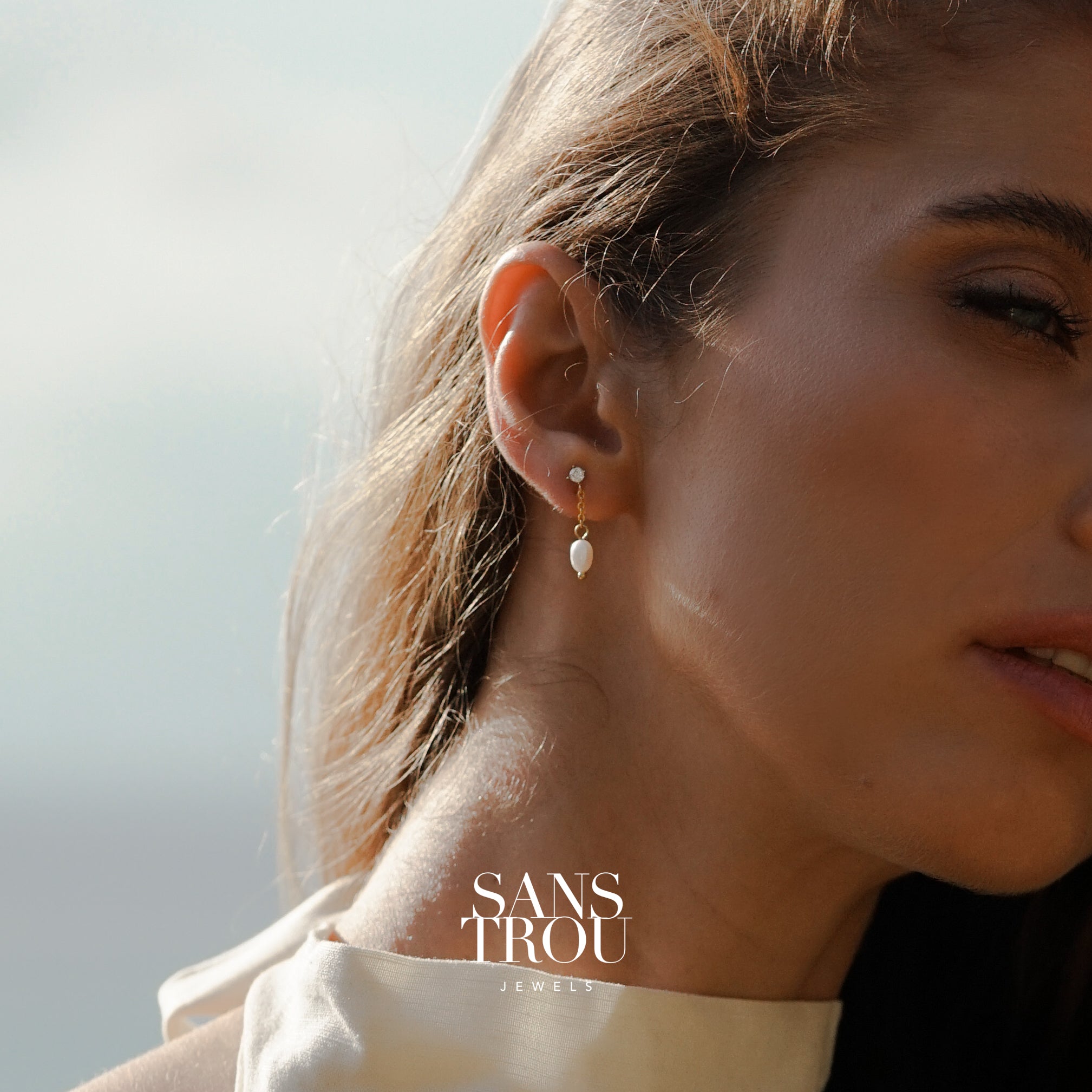 Tatiana Pearl Clip-On Earrings