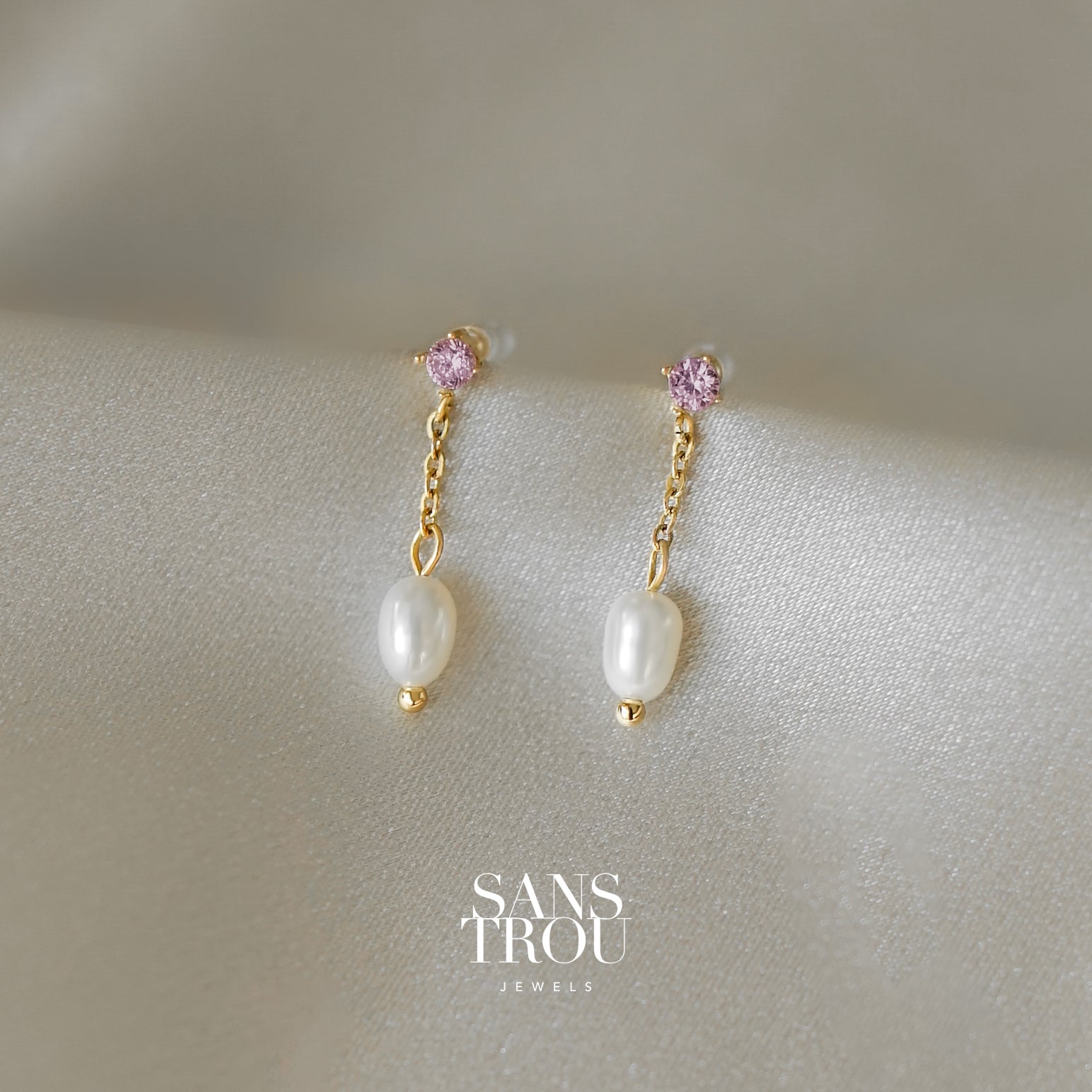 Tatiana Pearl Clip-On Earrings