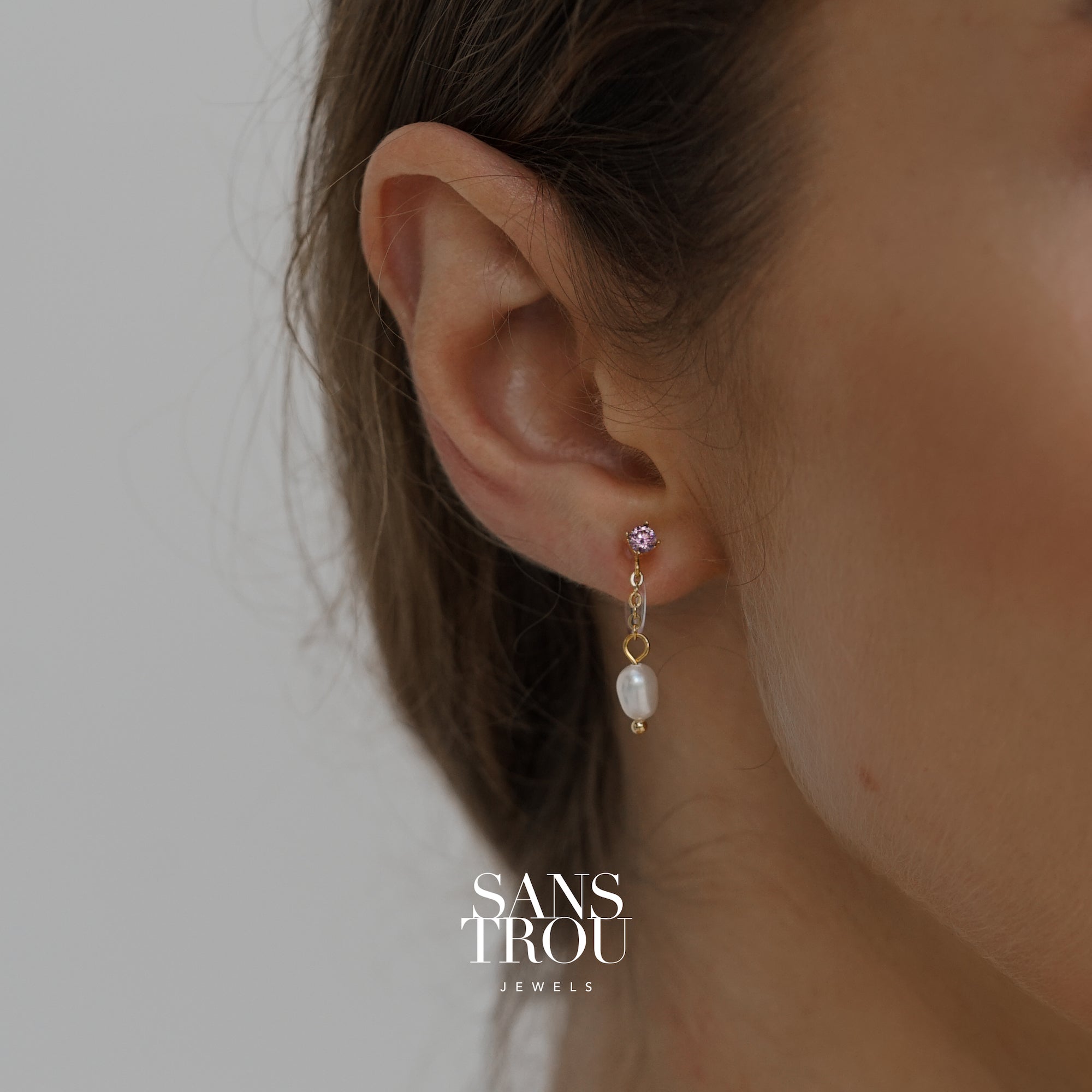 Tatiana Pearl Clip-On Earrings