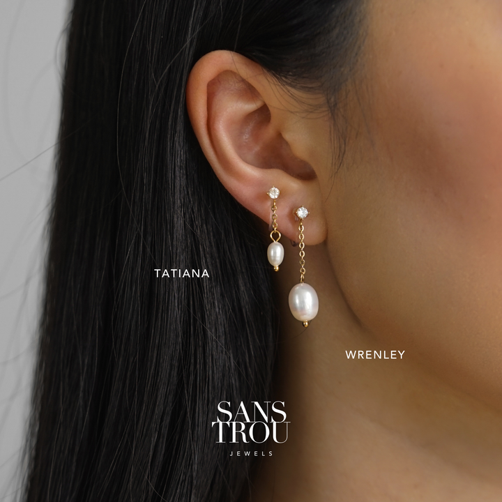 Tatiana Pearl Clip-On Earrings