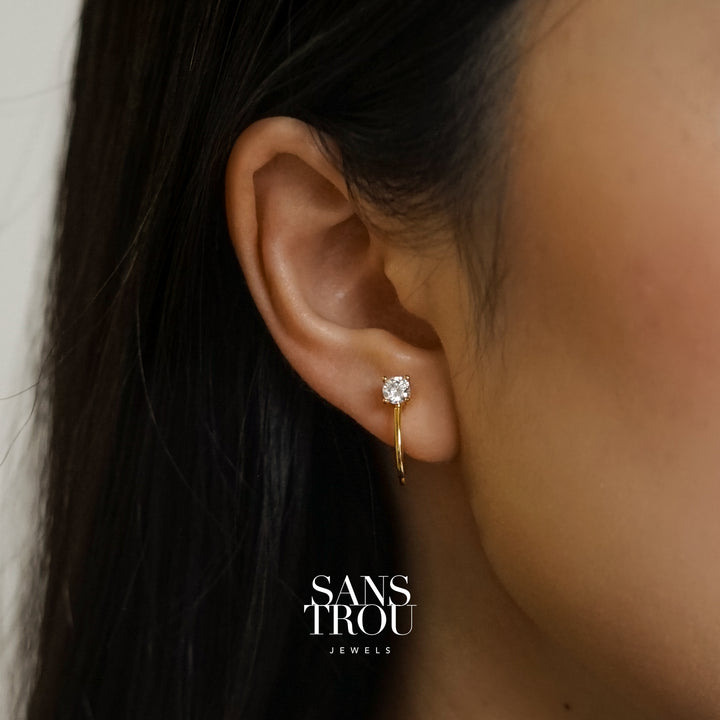 Tessa Clip-On Hoop Earrings