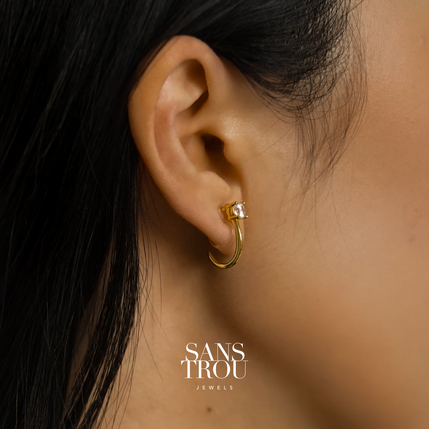 Tessa Clip-On Hoop Earrings