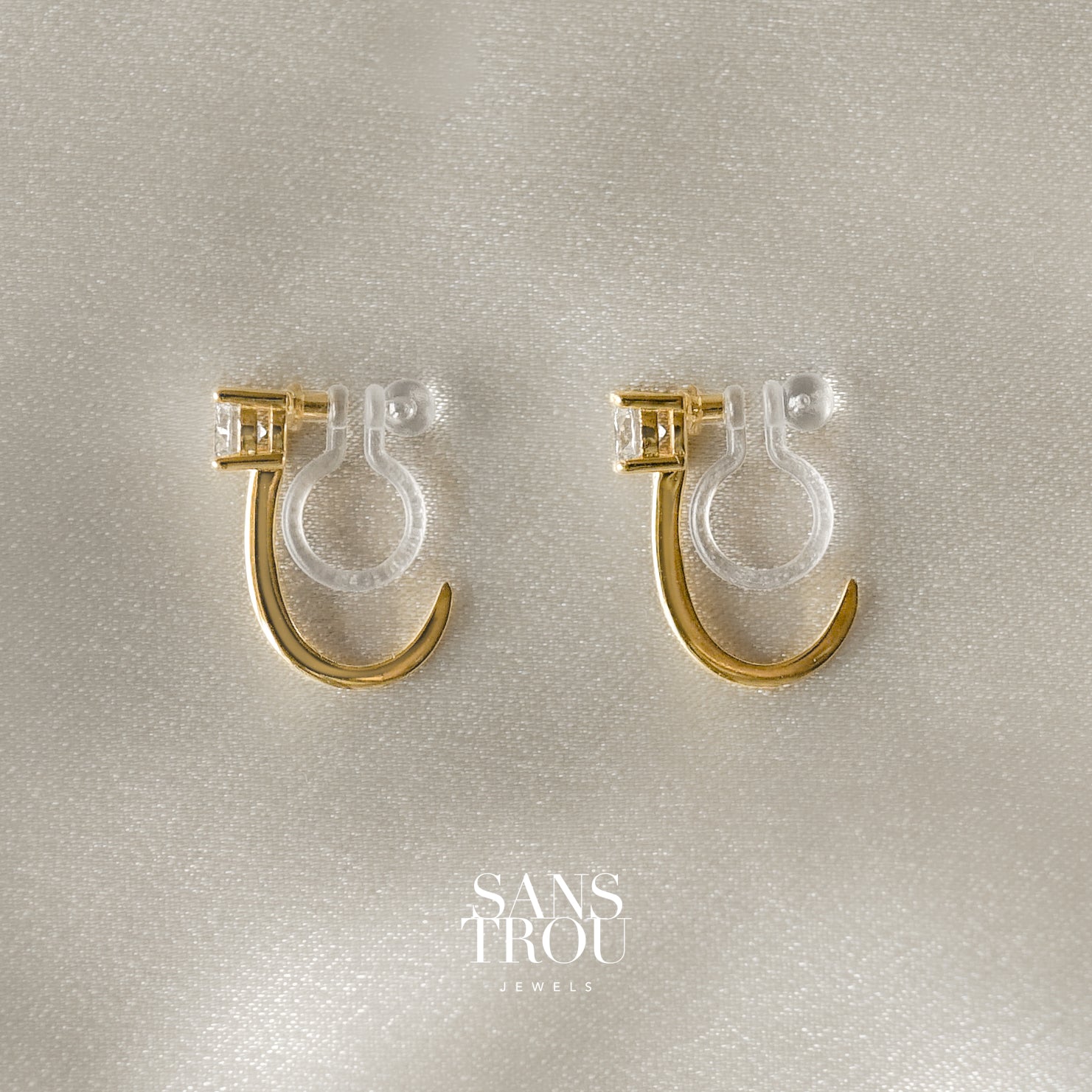 Tessa Clip-On Hoop Earrings