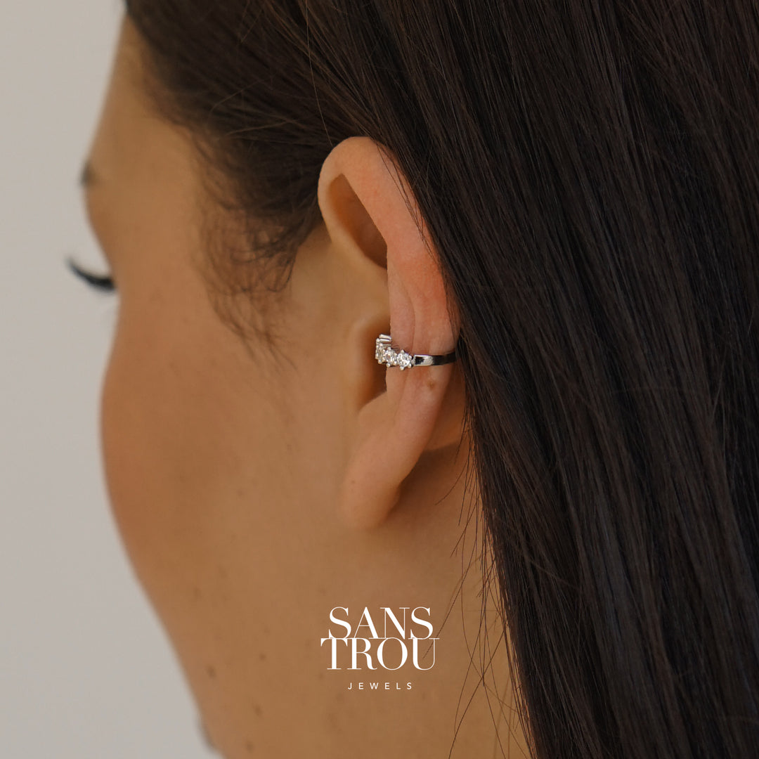 Tosca Ear Cuff - Silver