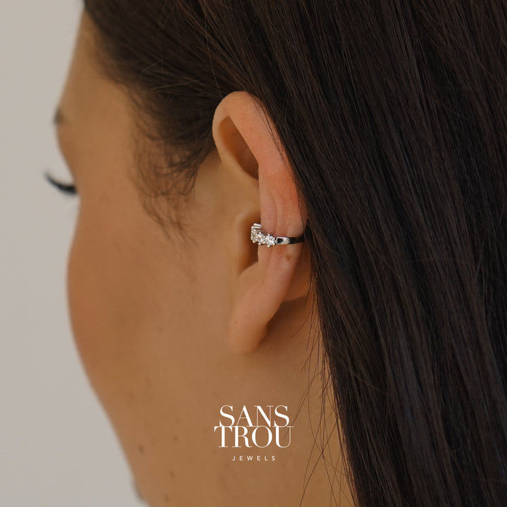 Tosca Ear Cuff - Silver