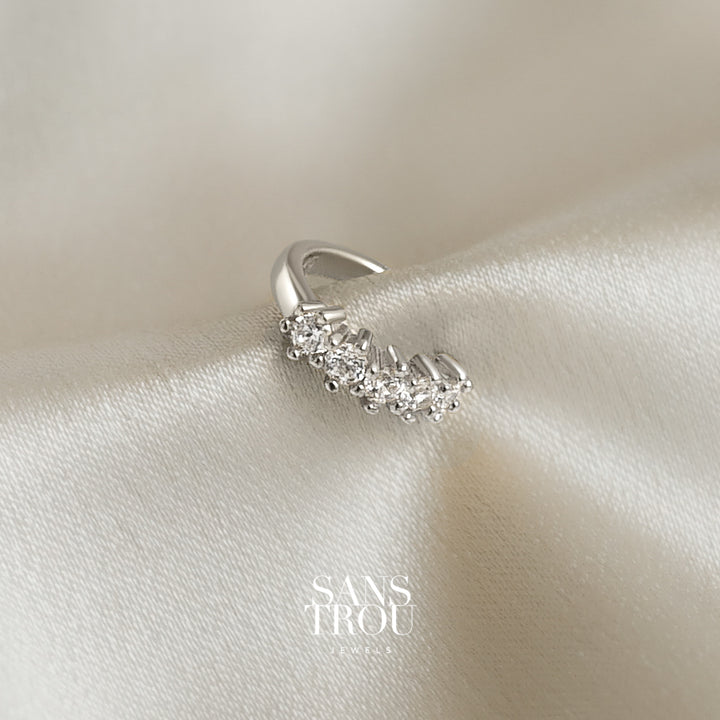 Tosca Ear Cuff - Silver