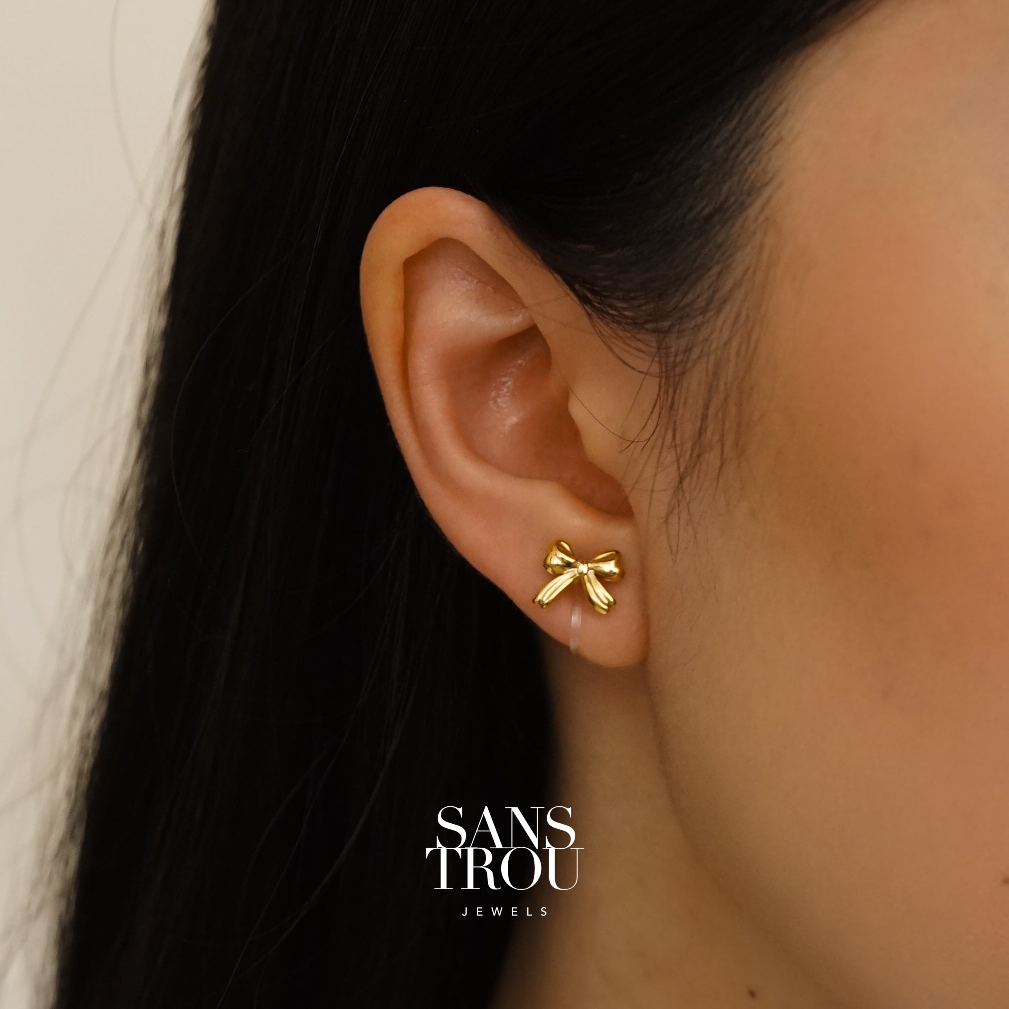 Whitley Bow Clip-On Stud Earrings