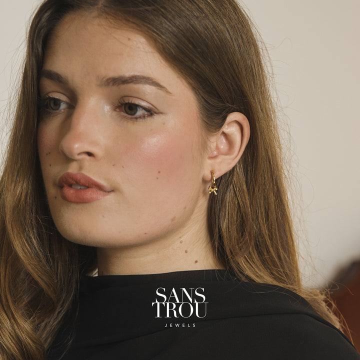 Vanessa Bow Hoop Charm - Single