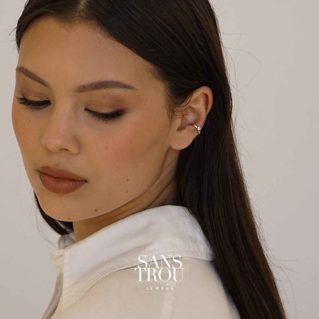Verena Ear Cuff - Silver