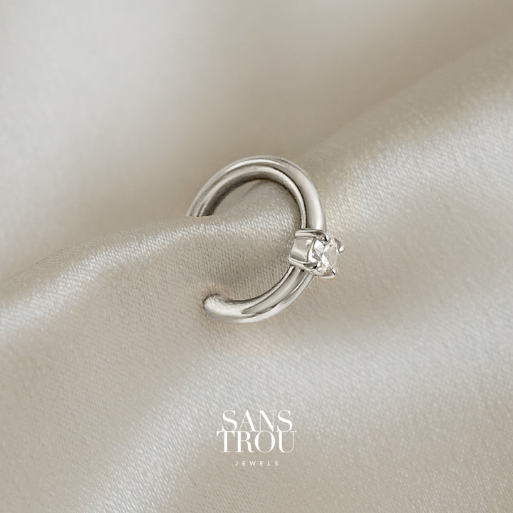 Verena Ear Cuff - Silver