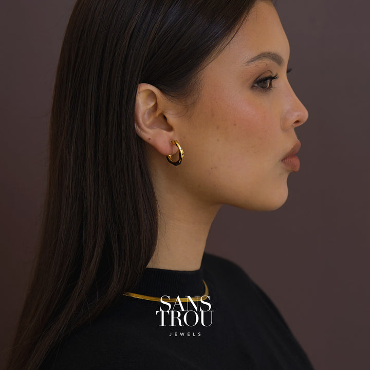 Verity Clip-On Hoop Earrings