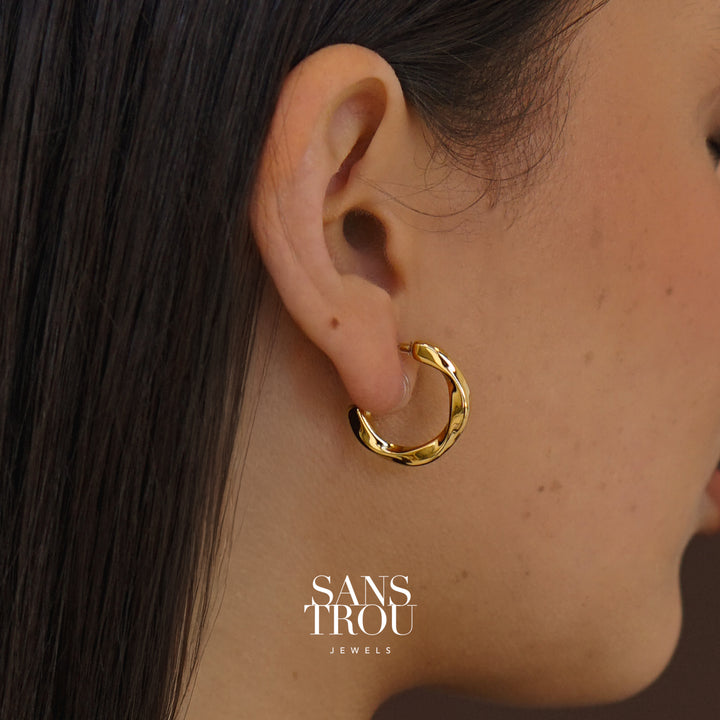 Verity Clip-On Hoop Earrings