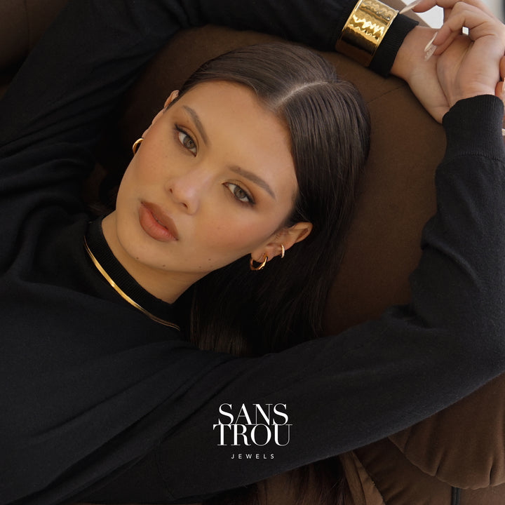 Verity Clip-On Hoop Earrings