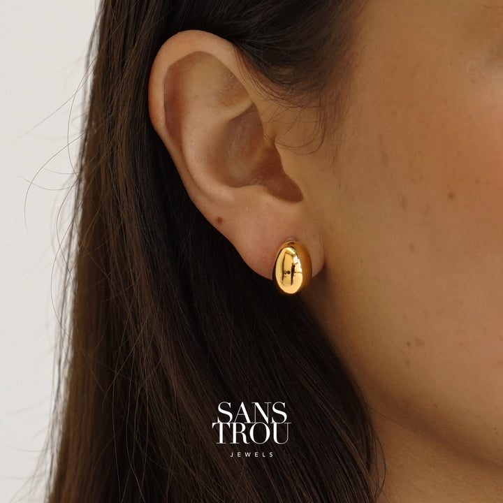 Xaviera Dome Clip-On Earrings