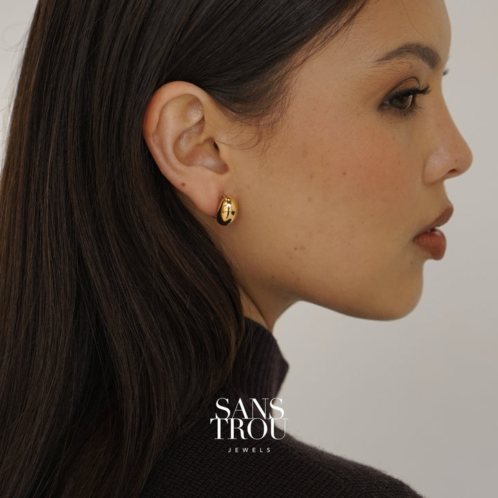 Xaviera Dome Clip-On Earrings