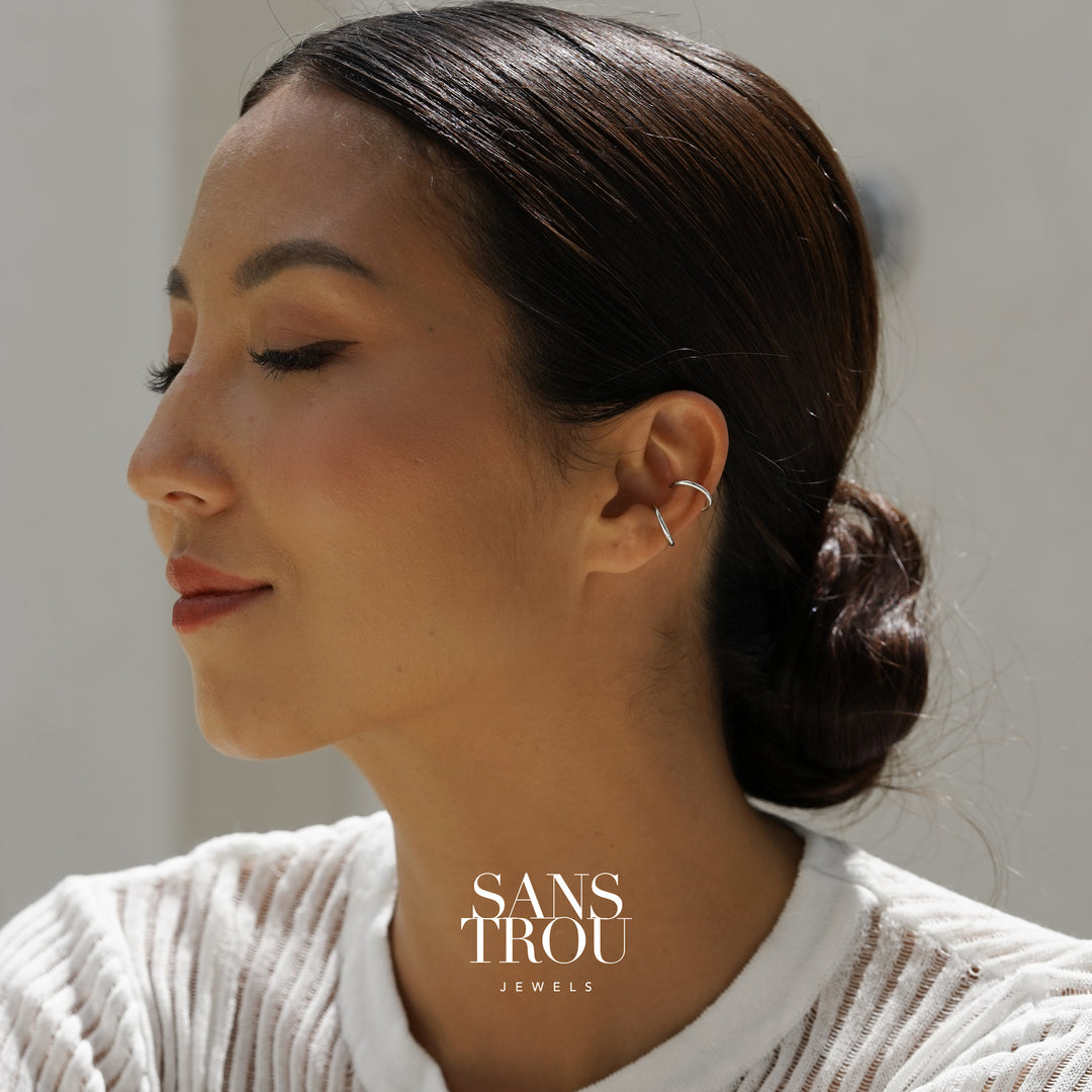 Xenia Ear Cuff - Silver