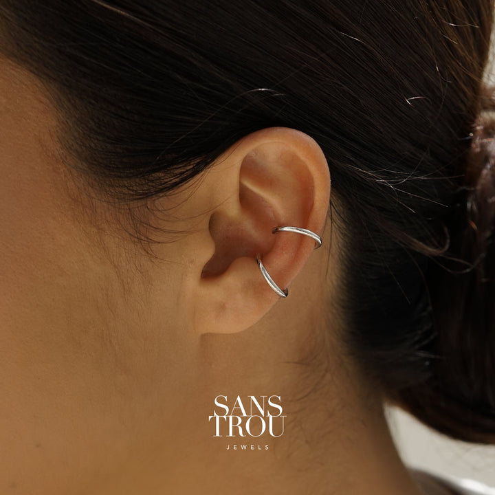 Xenia Ear Cuff - Silver