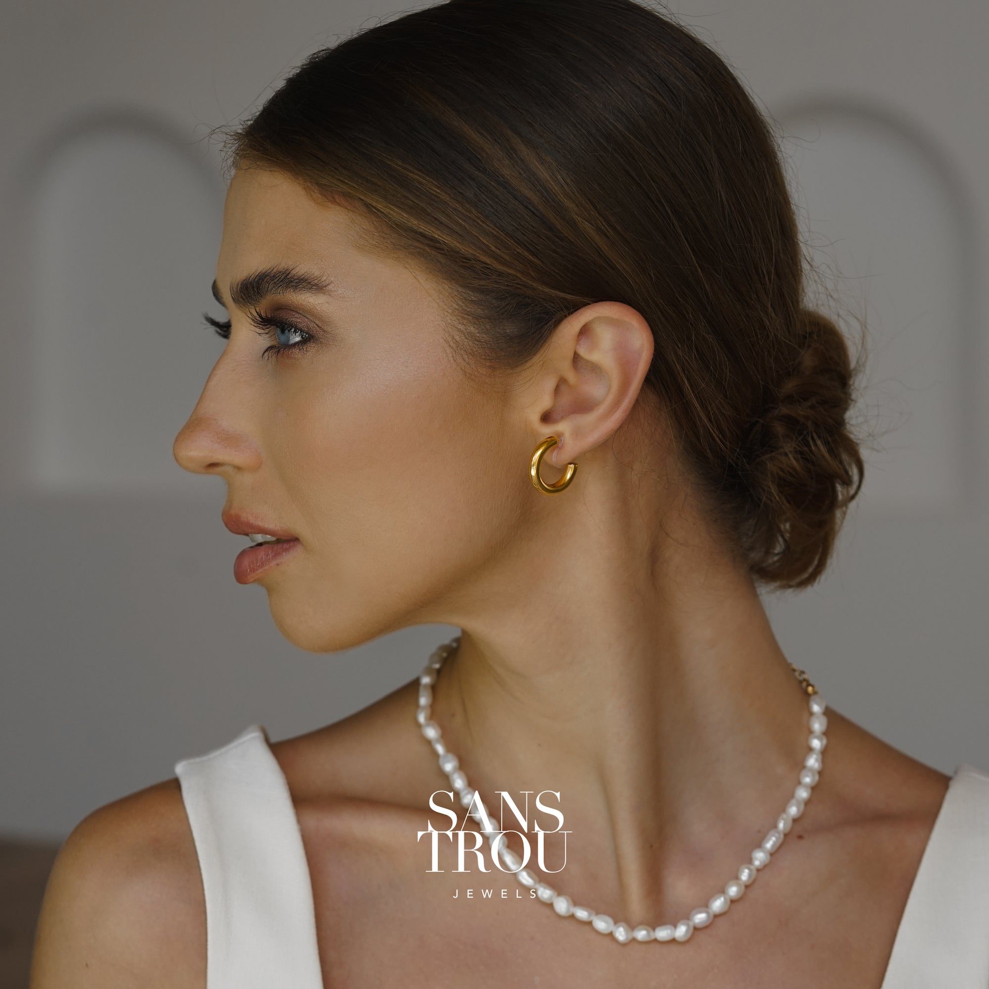 Yvette Clip-On Hoop Earrings