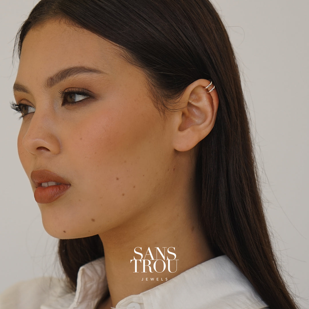 Zia Helix Ear Cuff - Silver