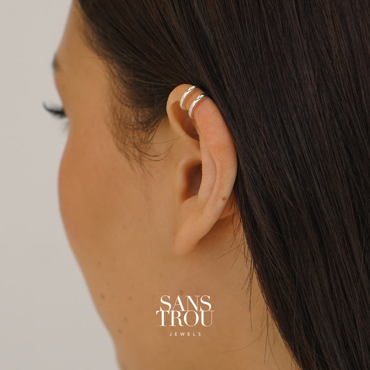 Zia Helix Ear Cuff - Silver