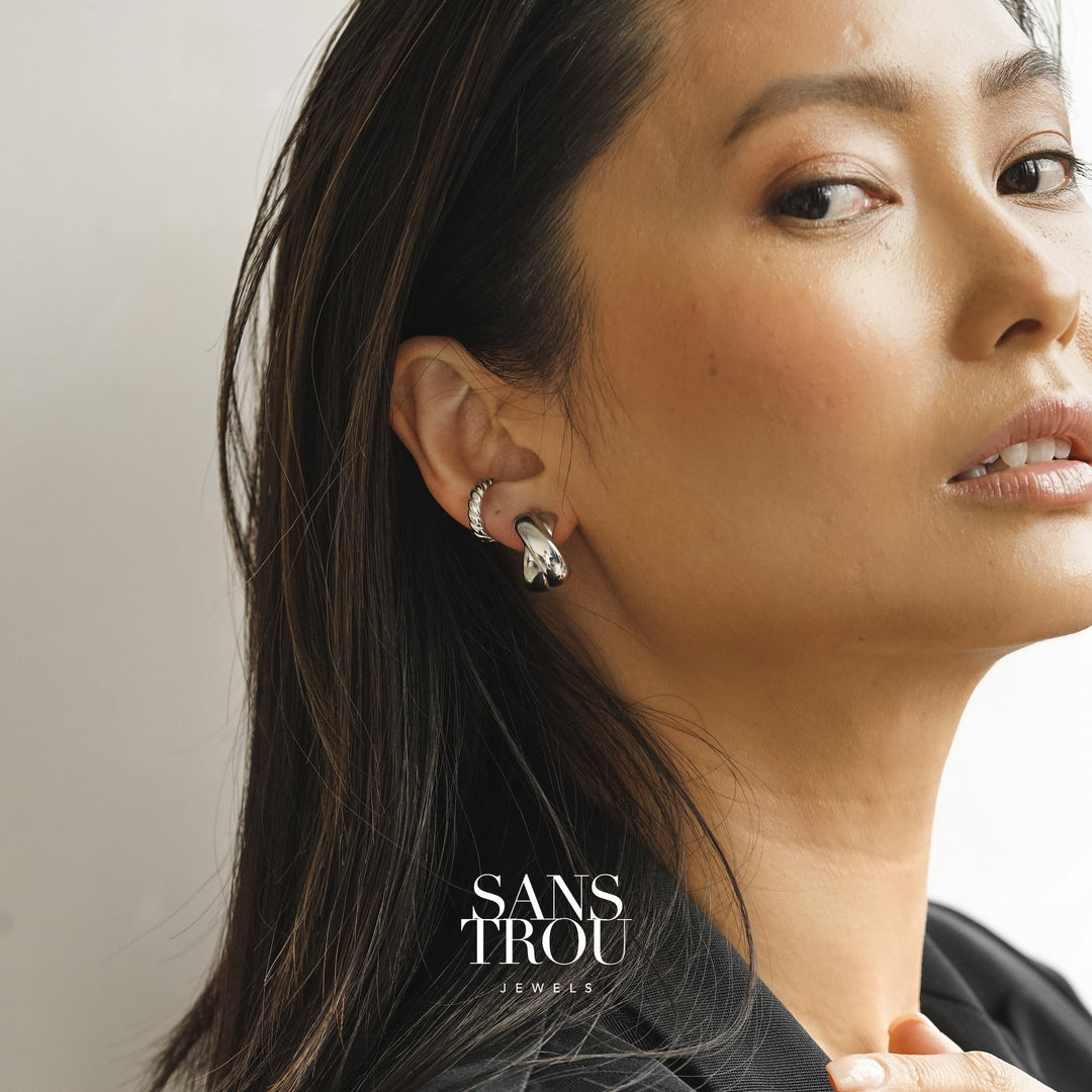 Chloé Croissant Ear Cuff Silver – SANS TROU