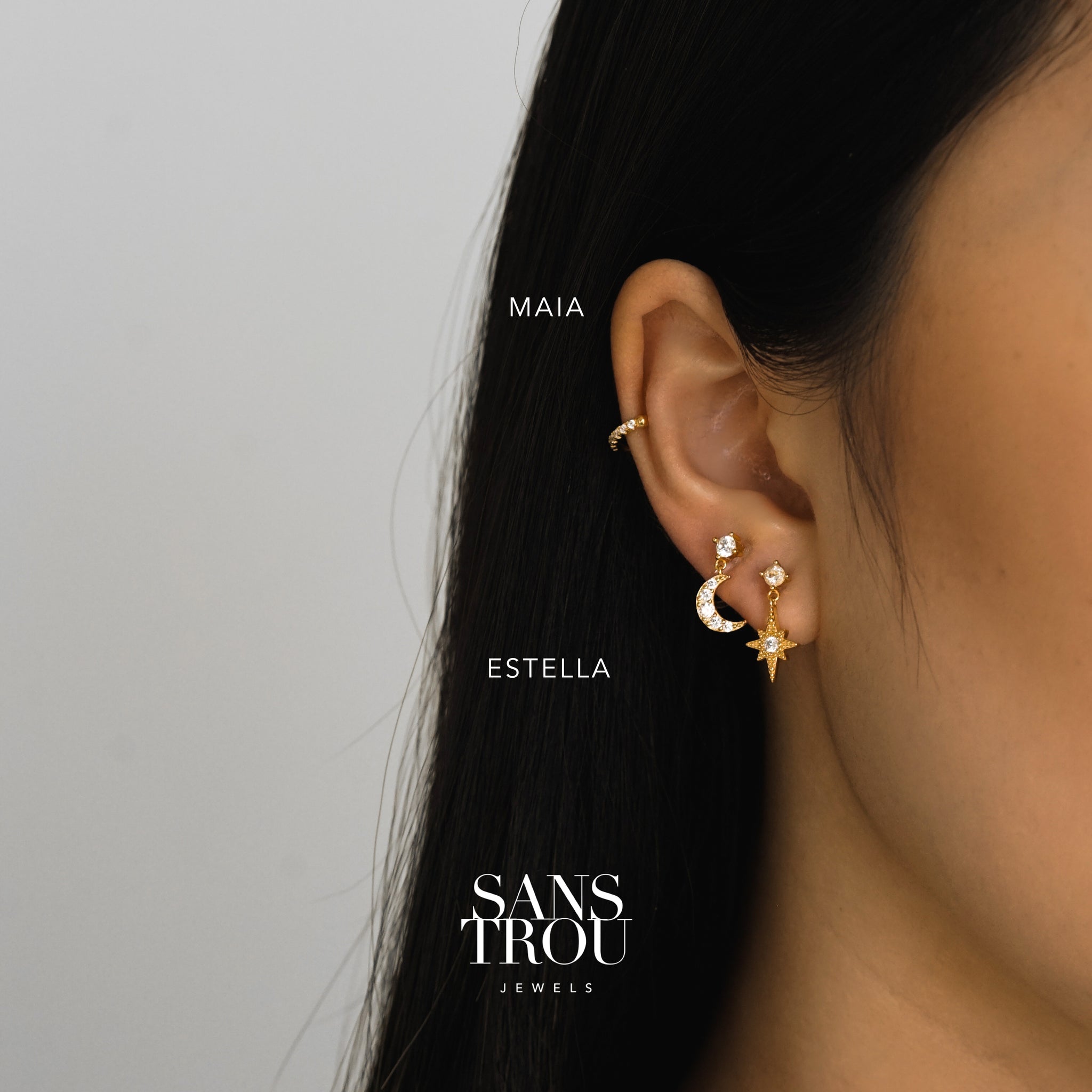 Estella Clip-On Earrings