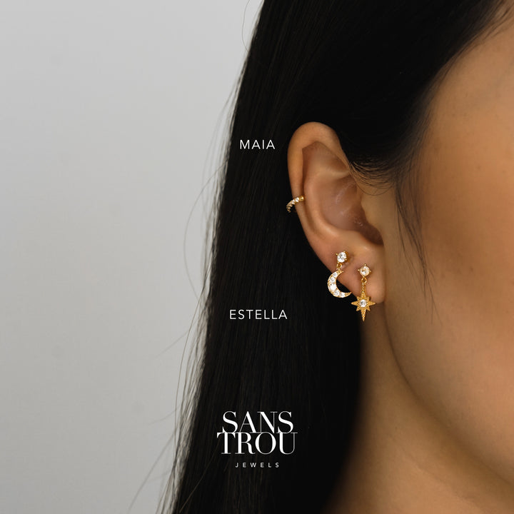 Estella Clip-On Earrings