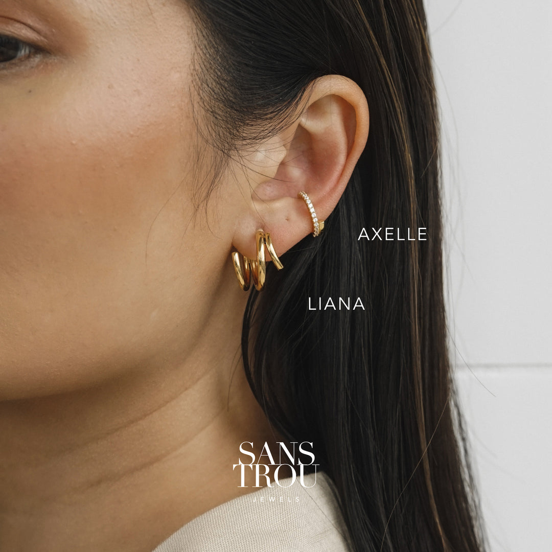 Liana Clip-On Hoop Earrings
