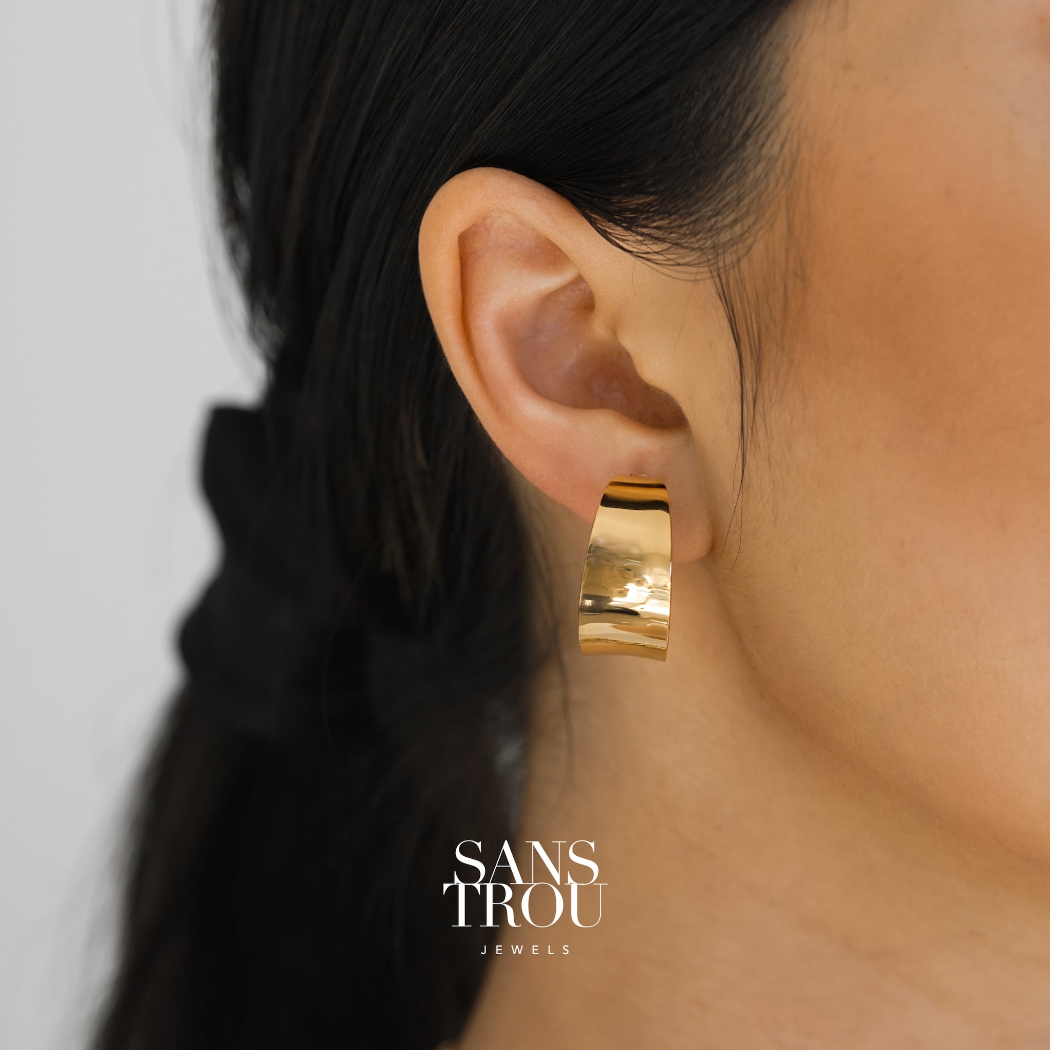 Payson Clip-On Hoop Earrings