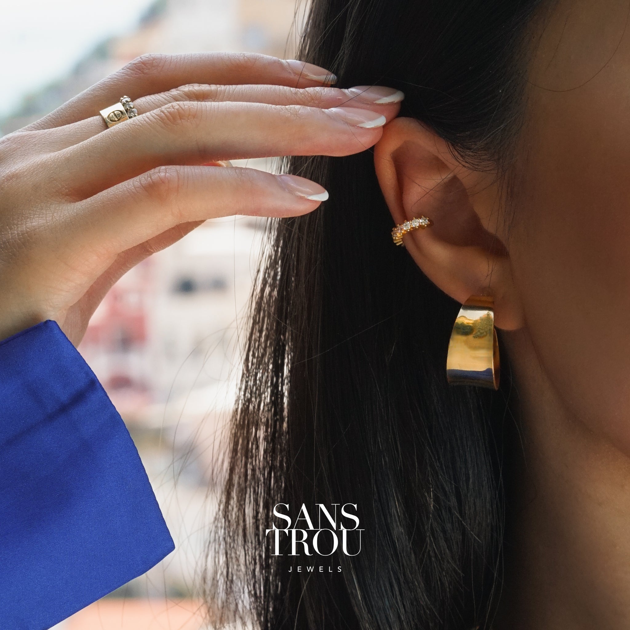 Payson Clip-On Hoop Earrings