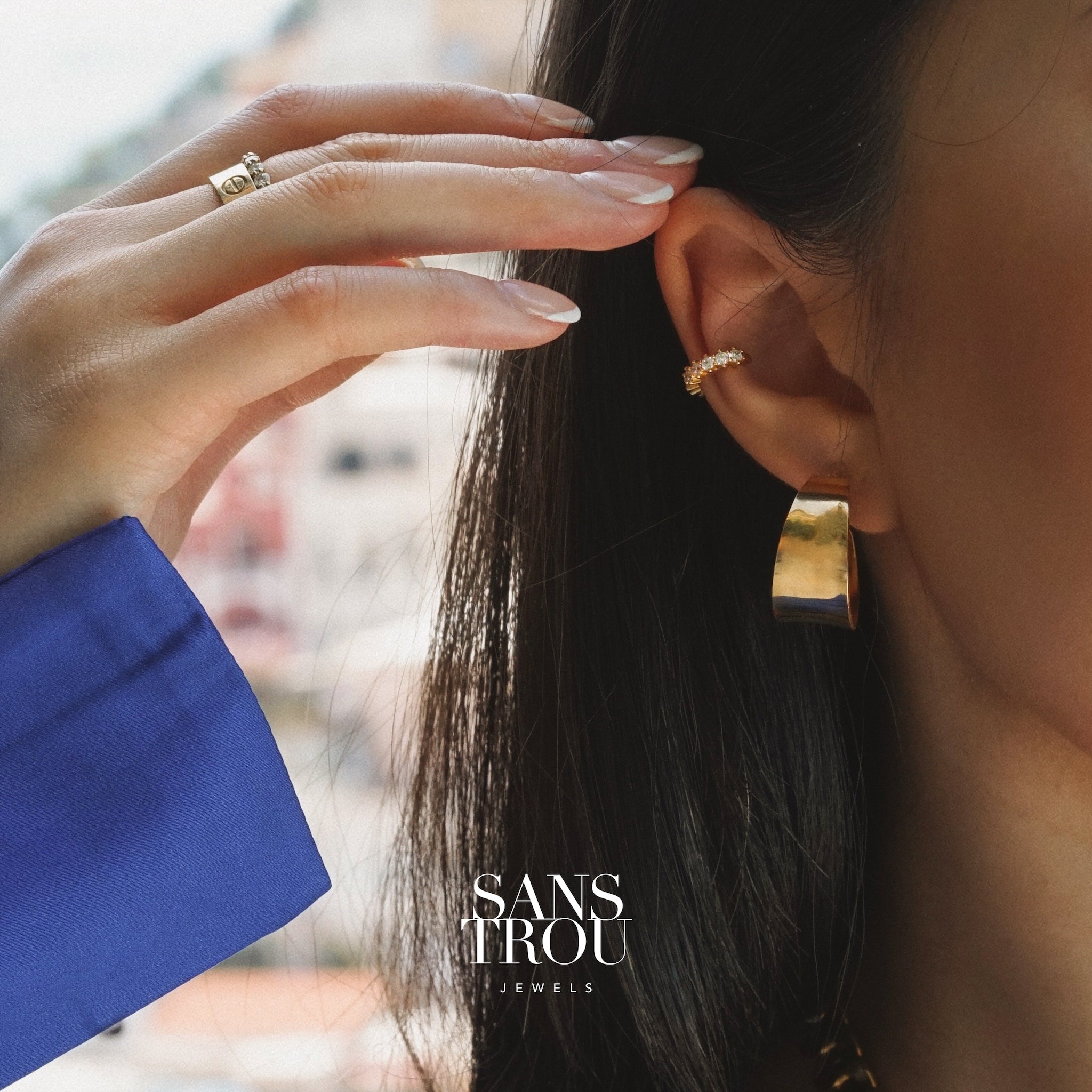 Payson Clip-On Hoop Earrings - Spring Clip – SANS TROU